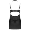 Livco binella set babydoll con tanga negro
