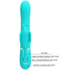 Vibrador rabbit multifunción 4 en 1 mariposa verde agua pretty love