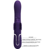 Vibrador rabbit multifunción 4 en 1 mariposa morado pretty love