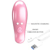 Pretty leaf pinzas vibratorias para pezones rosa