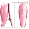 Pretty leaf pinzas vibratorias para pezones rosa
