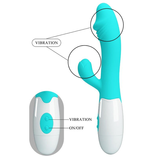 Snappy vibrador Punto G verde agua