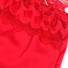 Subblime babydoll satinado con encaje rojo