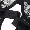 Subblime teddy con liga detalle encajes y tiras negro