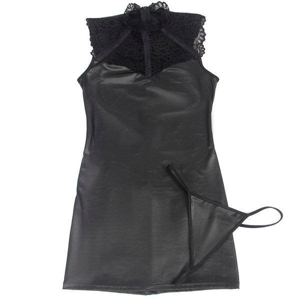 Subblime vestido sexy de cuero