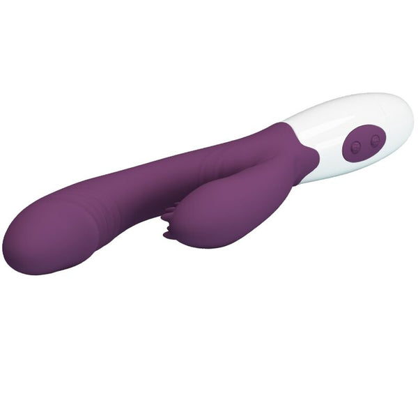 Andre vibrador rabbit y estimulador Punto G morado