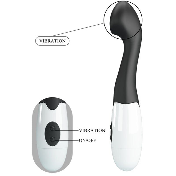 Charles vibrador Punto G 30 modos negro