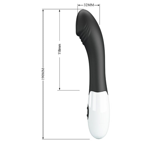 Elemental vibrador Punto G 30 modos negro