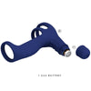 Elish anillo vibrador con extensión azul