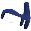 Elish anillo vibrador con extensión azul