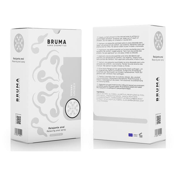 Bruma spray relajante anal unisex