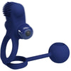 Remington doble anillo vibrador con plug azul