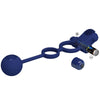 Remington doble anillo vibrador con plug azul