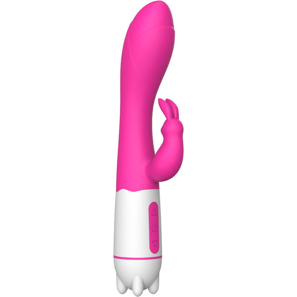 Happy vibrador y estimulador rabbit fucsia