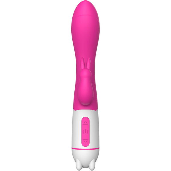 Happy vibrador y estimulador rabbit fucsia