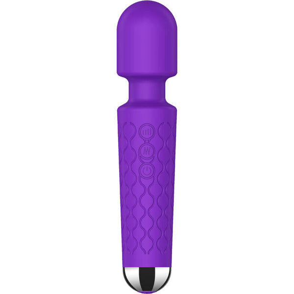 Masajeador y vibrador violeta