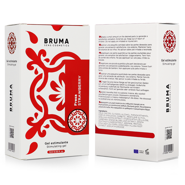 Bruma onagra orgasm gel sabor fresa