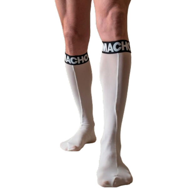 Macho calcetines finos rojo talla única
