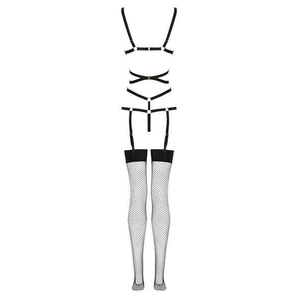 Livco thiara lc 20213 set body con medias negro