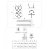 Livco thiara lc 20213 set body con medias negro