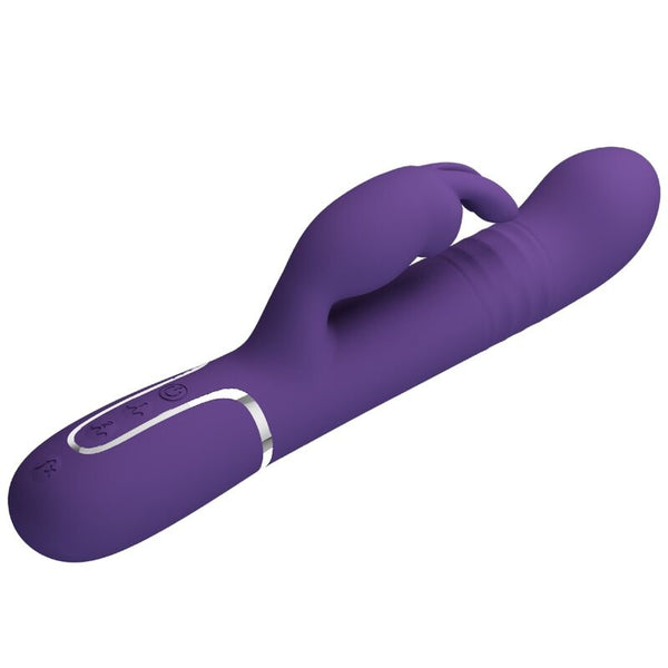 Coale vibrador rabbit 4 en 1 morado