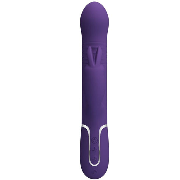 Coale vibrador rabbit 4 en 1 morado