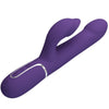Zalin vibrador rabbit perlas 4 en 1 morado