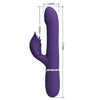 Zalin vibrador rabbit perlas 4 en 1 morado