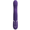 Zalin vibrador rabbit perlas 4 en 1 morado