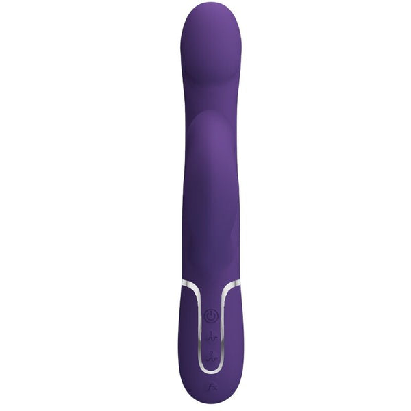 Zalin vibrador rabbit perlas 4 en 1 morado