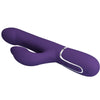 Zalin vibrador rabbit perlas 4 en 1 morado