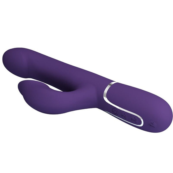 Zalin vibrador rabbit perlas 4 en 1 morado