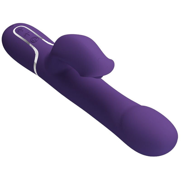 Zalin vibrador rabbit perlas 4 en 1 morado