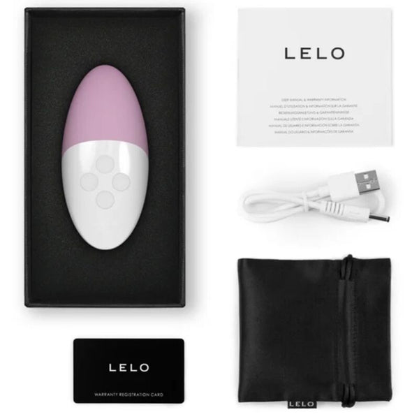 Lelo siri 3 masajeador de clítoris rosa suave
