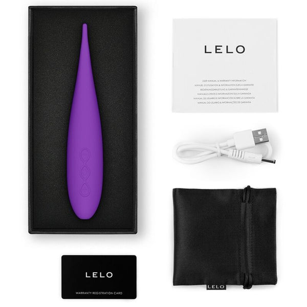 Dot travel estimulador de clítoris morado