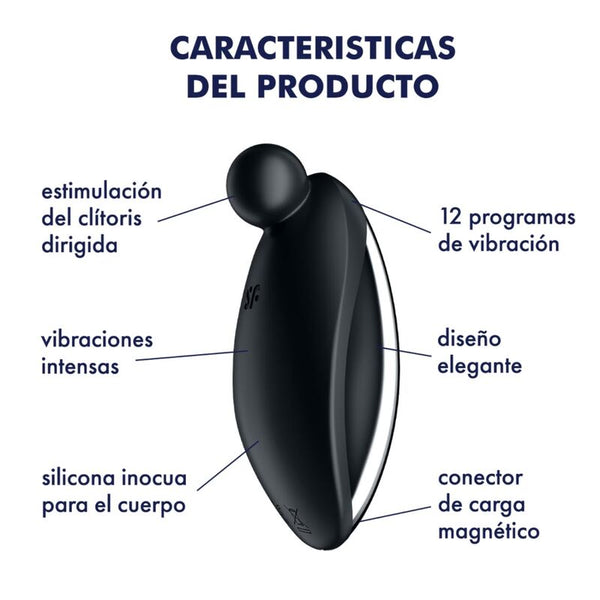 Spot on 2 vibrador lay on negro