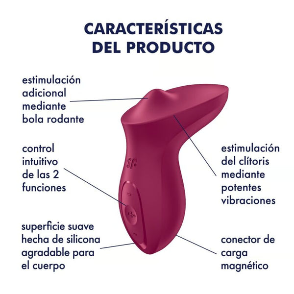 Exciterrr vibrador lay on clítoris fucsia