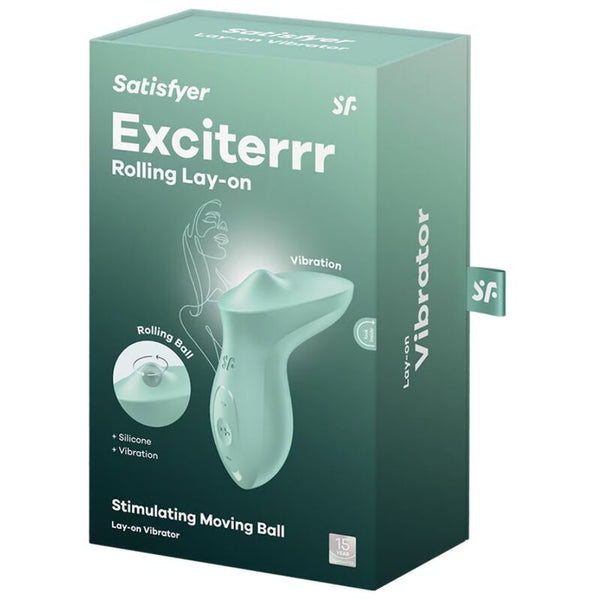 Exciterrr vibrador lay on clítoris menta