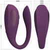Pretty aari masajeador de clitorís morado