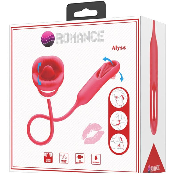 Romance alyss masturbador boca rojo