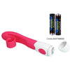 Vibrador y estimulador 30 velocidades rosa