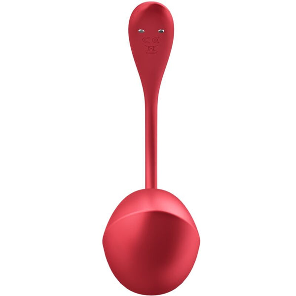 Shiny petal estimulador Punto G control remoto rojo