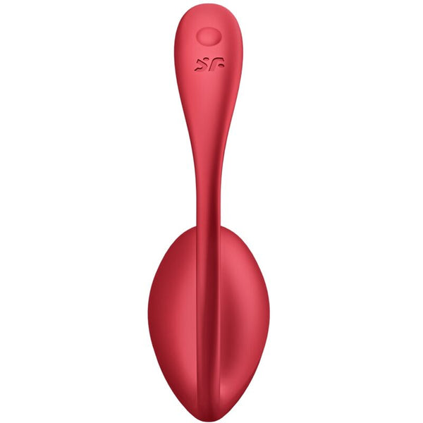 Shiny petal estimulador Punto G control remoto rojo