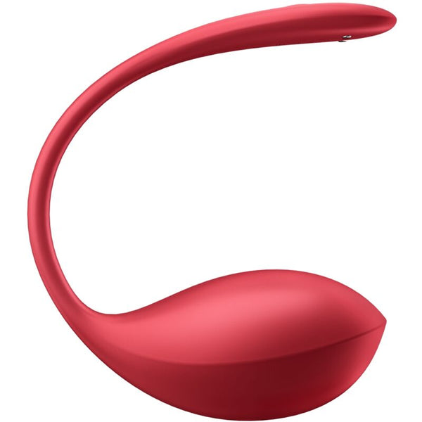 Shiny petal estimulador Punto G control remoto rojo