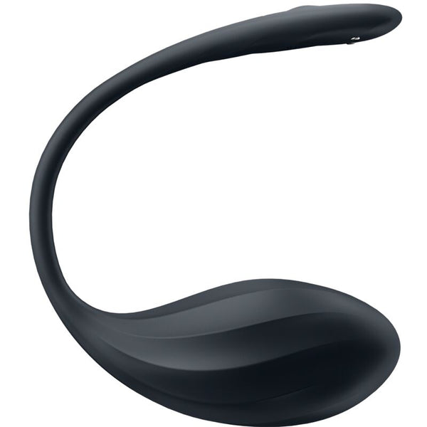Ribbed petal estimulador Punto G control remoto negro