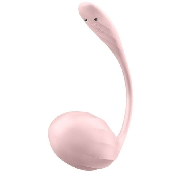 Ribbed petal estimulador Punto G control remoto rosa