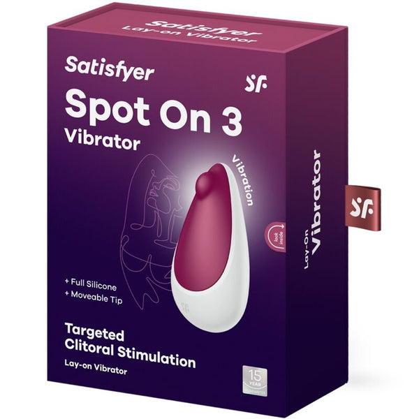 Spot on 3 estimulador de clítoris rojo