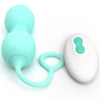 Blossoms pesas vaginales vibrador control remoto 10 vibraciones verde