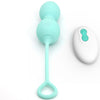 Blossoms pesas vaginales vibrador control remoto 10 vibraciones verde
