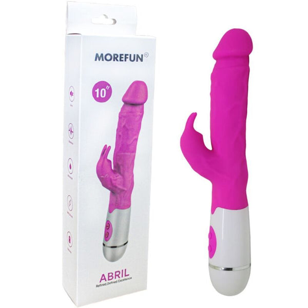 Abril vibrador rabbit 16 velocidades rosa